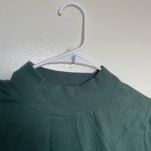 zara mock neck top
